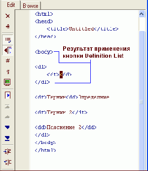        Definition List